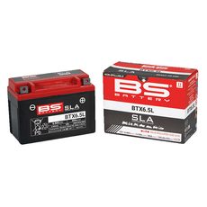 Továrně aktivovaná motocyklová baterie BS-BATTERY BTX6.5L (FA) SLA