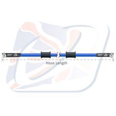 Brzdová hadice Venhill POWERHOSEPLUS 3H1300-BK 1300mm černý
