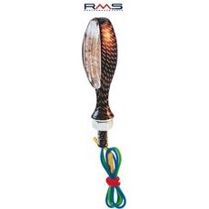 Blinkr RMS 246480160 karbonový vzhled, průhledné sklo Homologace