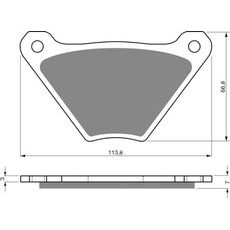 Brzdové destičky GOLDFREN 060 AD