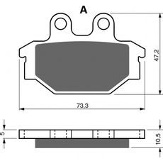 Brzdové destičky GOLDFREN 230 K5