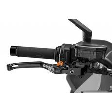 Páčka brzdy bez adaptéru PUIG 4.0 4110NT skládací černá/oranžová