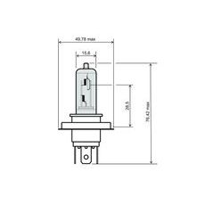 Přední světlo RMS 246510182 HS1 12V 35/35W