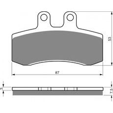 Brzdové destičky GOLDFREN 105 S3