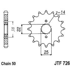 Řetězové kolečko JT JTF 1128-11 11 zubů, 420