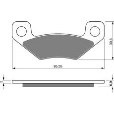 Brzdové destičky GOLDFREN 315 AD STREET