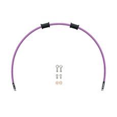 Hadice spojky Venhill POWERHOSEPLUS KAW-11010C-PU (1 hadice v sadě) Purple hoses, chrome fittings