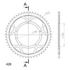 Řetězová rozeta SUPERSPROX RFE-26:51-BLK černý