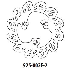 Brzdový kotouč GOLDFREN 925-002F-2 přední 190 mm