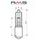 Žárovka RMS 246510015 12V 21W, 90° 10 ks bílá