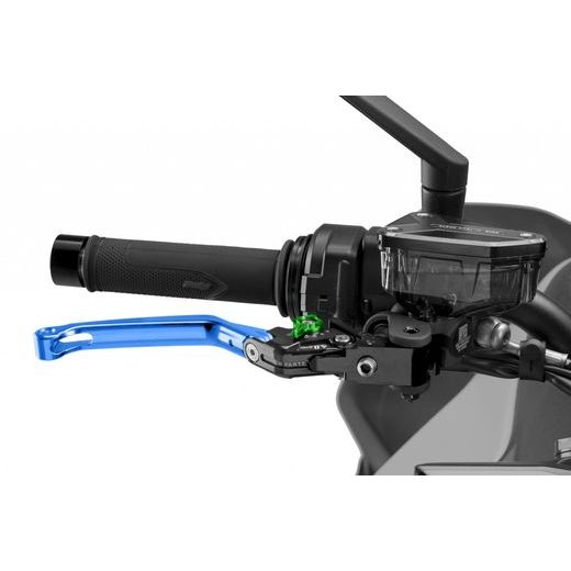 Páčka brzdy bez adaptéru PUIG 4.0 4110AV skládací modrá/zelená