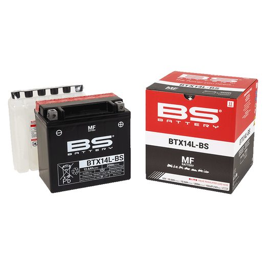 Bezúdržbová motocyklová baterie BS-BATTERY BTX14L-BS