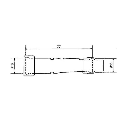 Koncovka zapalovací svíčky NGK SD05F