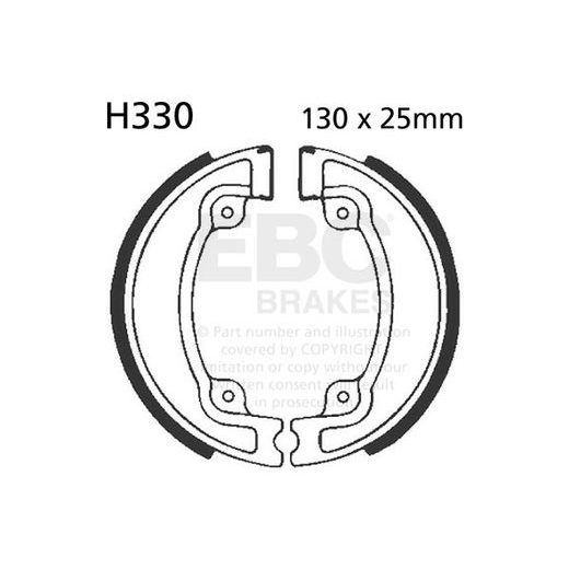 Sada brzdových čelistí EBC H330 včetně pružin