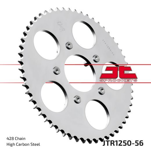 Řetězová rozeta JT JTR 1250-56 56 zubů, 428