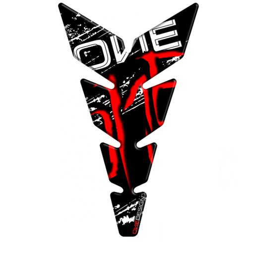 Tankpad JMT černá matná červená 223X134 mm