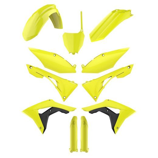 Sada plastů POLISPORT 90819 fluorescentní žlutá