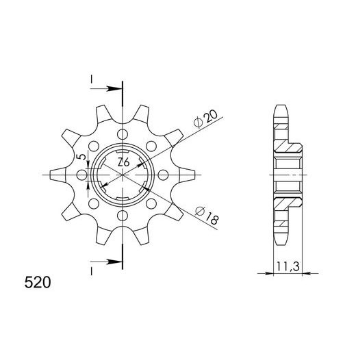 Řetězové kolečko SUPERSPROX CST-325:10