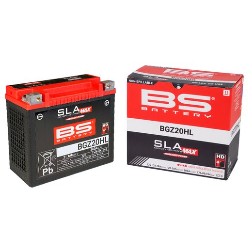 Továrně aktivovaná motocyklová baterie BS-BATTERY BGZ20HL SLA MAX