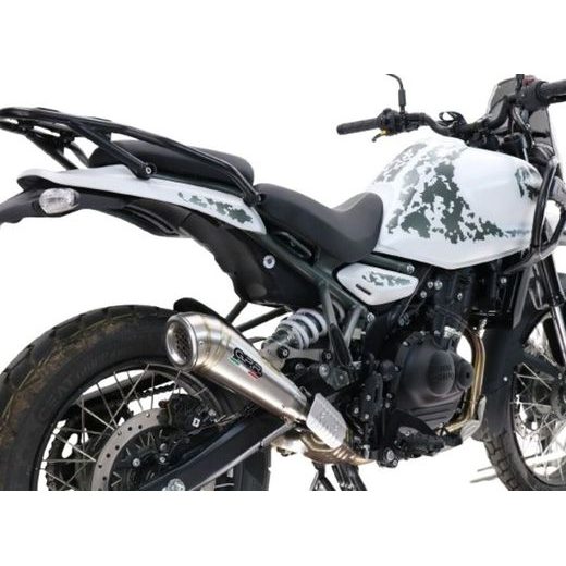 Koncovka výfuku Slip-on GPR POWERCONE EVO ROY.15.PCEV Broušená nerezová ocel zahrnuje spojovací svod a odnímatelný dB killer