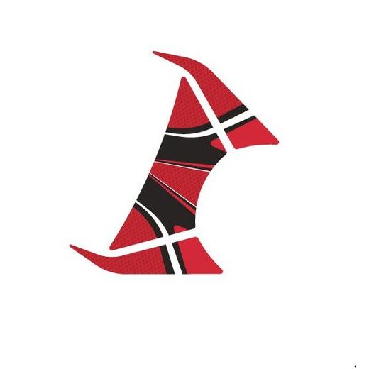 Ochranné nálepky na "brýle" PUIG RADIKAL 2812R červená