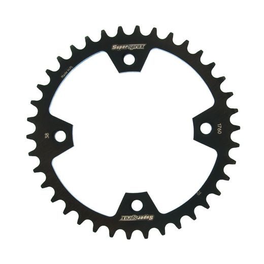 Řetězová rozeta SUPERSPROX RFE-1760:38-BLK černý 38 zubů, 520