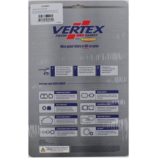 Sada těsnění motoru kompletní WINDEROSA CGKOS 8110057 se simeringy