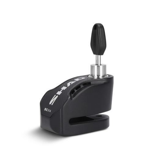 Zámek na kotouč s alarmem SHAD SC61A C0S6100A černý průměr čepu 6mm