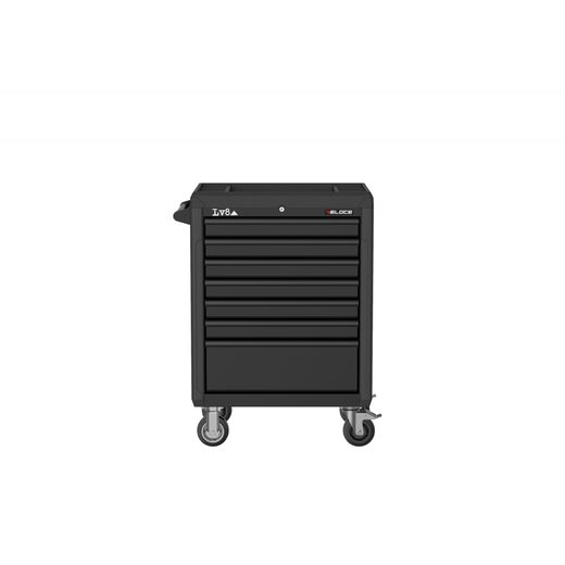 Tool storage trolley LV8 EVKT82 with 7 drawers with lock key