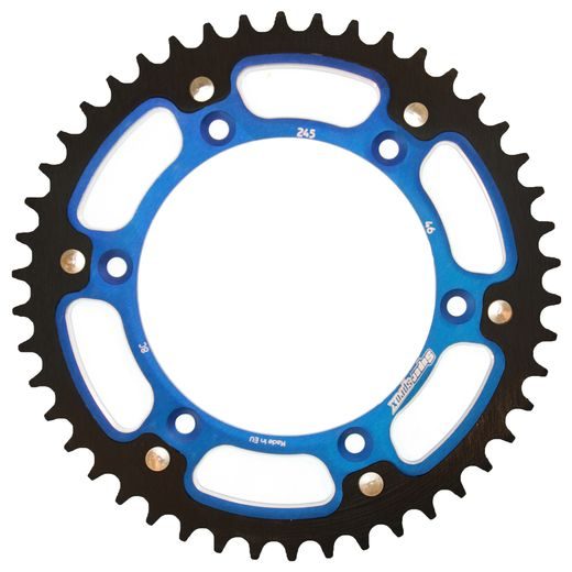Řetězová rozeta SUPERSPROX STEALTH RST-245:46-BLU modrá 46 zubů, 520