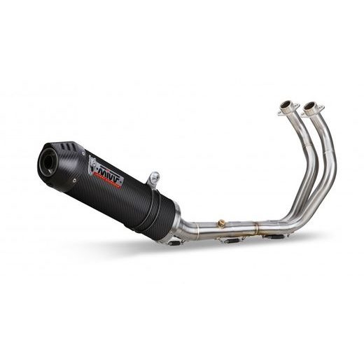 Výfuk kompletní 2x1 MIVV OVAL Y.058.L3C Carbon / Carbon cap