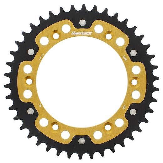 Řetězová rozeta SUPERSPROX STEALTH RST-245:42-GLD zlatá 42 zubů, 520