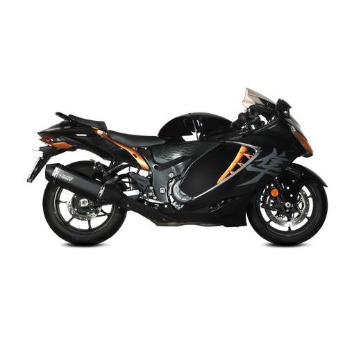 2 koncovky výfuku MIVV SPEED EDGE S.060.LRTB Černý titan