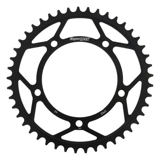 Řetězová rozeta SUPERSPROX RFE-1793:45-BLK černý 45 zubů, 520