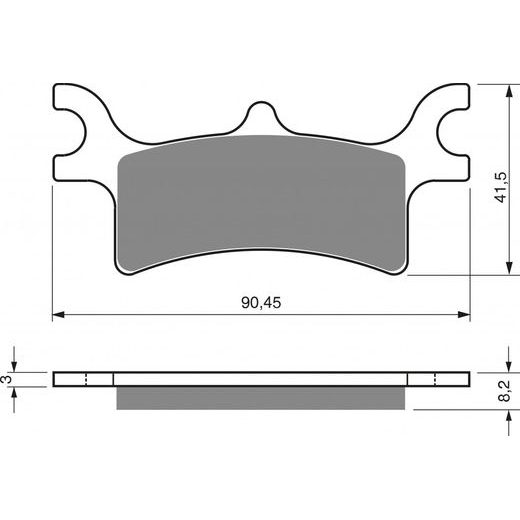 Brzdové destičky GOLDFREN 209 S3