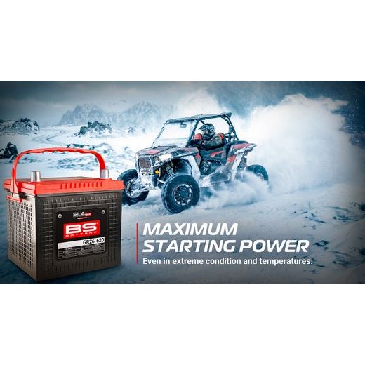 Továrně aktivovaná motocyklová baterie BS-BATTERY GR26-620 SLA MAX