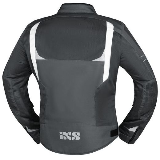 Sportovní bunda iXS TRIGONIS-AIR X51063 tmavě šedo-šedo-bílá 5XL