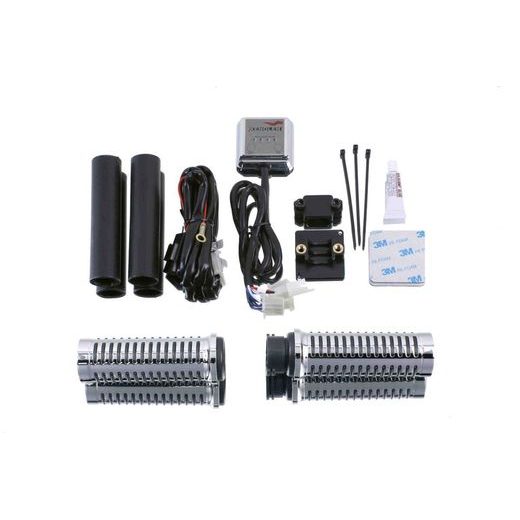 Rukojeti CUSTOMACCES HEATED PO0005J Nerez d 22mm