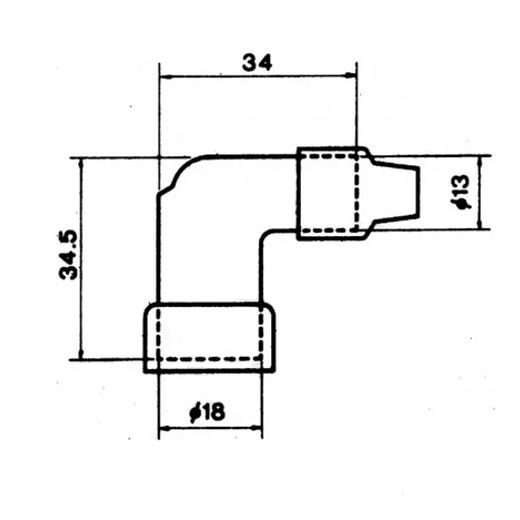 Koncovka zapalovací svíčky NGK LZFH