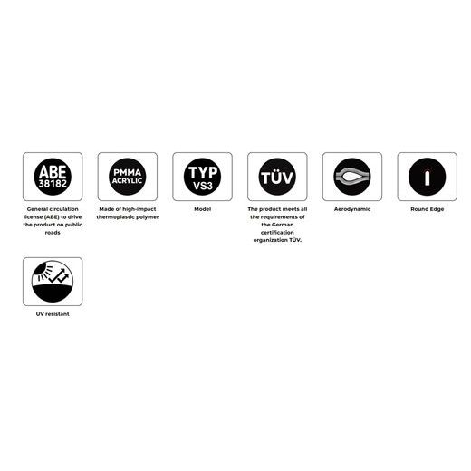 Plexi štít PUIG Z-RACING 22286N černý