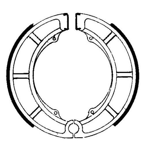 Brzdové čelisti FERODO 225129073