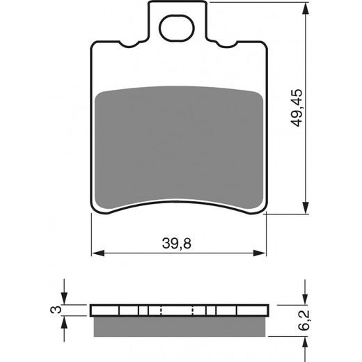 Brzdové destičky GOLDFREN 098 AD