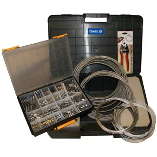 Workshop braided clutch / throttle cable kit Venhill VWK018