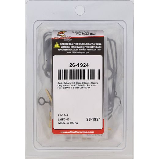 Sada na repasi karburátoru All Balls Racing CARK26-1924