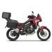 Kompletní sada černých hliníkových kufrů SHAD TERRA BLACK, 37L topcase 36L/47L boční kufry, včetně montážní sady a plotny SHAD HONDA CRF 1100 Africa Twin