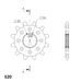 Řetězové kolečko SUPERSPROX CST-394:12 12 zubů, 520