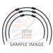 STANDARD Hadice přední brzdy sada Venhill POWERHOSEPLUS TRI-9005FS-BK (3 hadice v sadě) černé hadice, nerezové koncovky