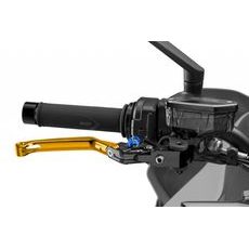 Páčka brzdy bez adaptéru PUIG 4.0 4110OA skládací zlatá/modrá