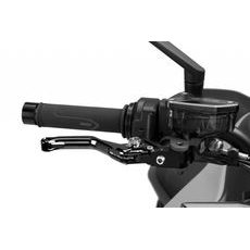 Páčka brzdy bez adaptéru PUIG 4.0 4130NP krátké černo/stříbrné