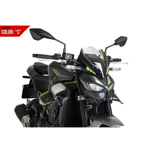 Plexi štít PUIG NEW GEN. SPORT 22439S graphics